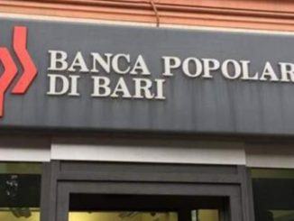 Banca Popolare di Bari, evitare crac, governo si impegnerà