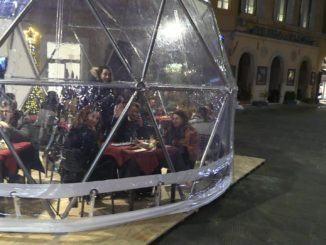 Natale Perugia, gli igloo piacciono a visitatori e commercianti