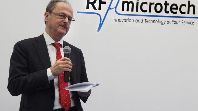 Premiato imprenditore umbro Roberto Sorrentino fondatore RF Microtech