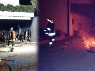 Incendio garage nella notte a San Marco di Perugia, nessun ferito