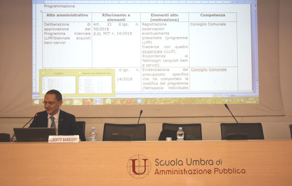 A Villa Umbra corso su gare e appalti