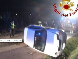 Incidente stradale in via dei Loggi a Ponte San Giovanni di Perugia