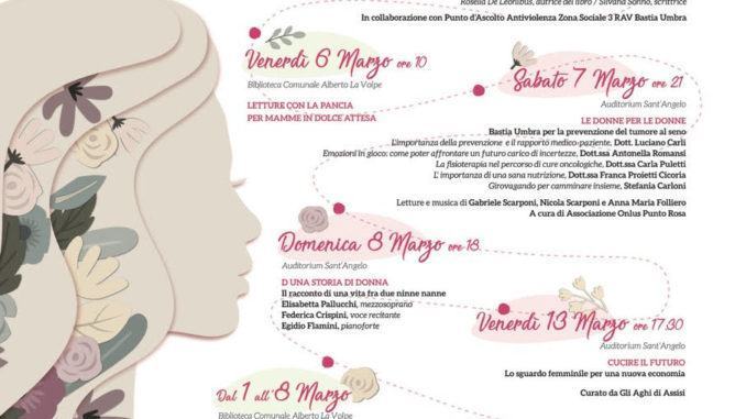 Bastia Umbra, giornata nazionale della Donna 2020, tutte le iniziative