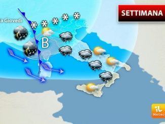 Meteo pioggia e nevicate, non finirà qui, giovedì nuovo fronte perturbato