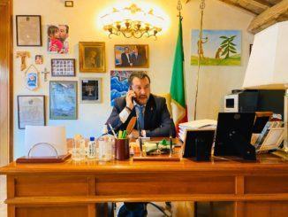 Salvini, no contatti con poliziotto possibile positivo a Coronavirus