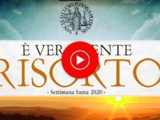 La Settimana Santa 2020 nel tempo del “Coronavirus” via internet e tv