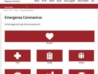 Online sul sito Regione nuova sezione dedicata al Coronavirus