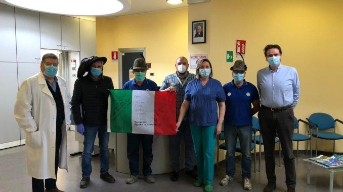 Altra donazione all'ospedale di Terni, dagli Alpini e Bersaglieri