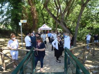 Inaugurato il tratto della via di Francesco a Pianello