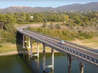 Riaperto al traffico leggero il ponte sul Lago di Corbara