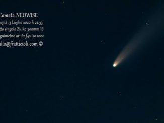 Cometa Neowise a Perugia, la sua bellezza nello scatto di Giulio Fratticioli