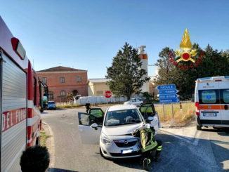 Incidente stradale a Gubbio, sulla 219, ragazza ferita