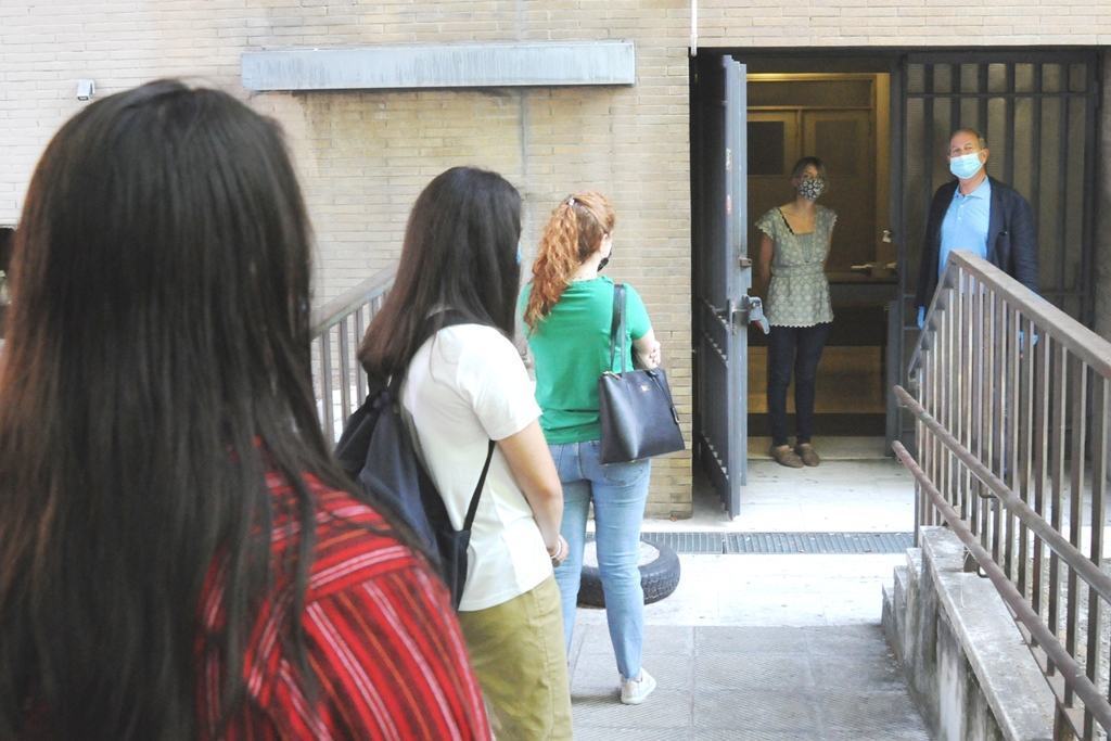 I primi esami in presenza all'Università di Perugia, Dipartimento di Economia