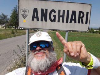 Lamberto Salvatori da Civitella d’Arna a Firenze a piedi in solitaria