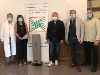 Ospedale di Terni, 10 totem per la sanificazione dell'aria grazie alla generosità dei ternani
