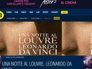 Una notte al Louvre, UCI Cinemas Perugia, arriva Leonardo Da Vinci