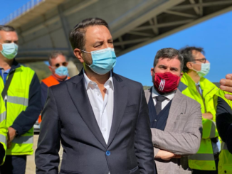 Sottosegretario Giancarlo Cancelleri sulla Terni Rieti per collaudo viadotto