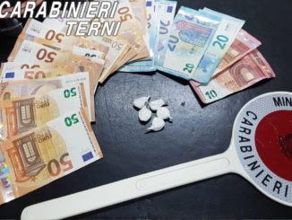 Arrestato spacciatore di droga di 23 anni, straniero e residente a Terni