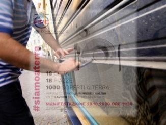 #Siamoaterra, manifestazione 28 ottobre pubblici esercizi Confcommercio