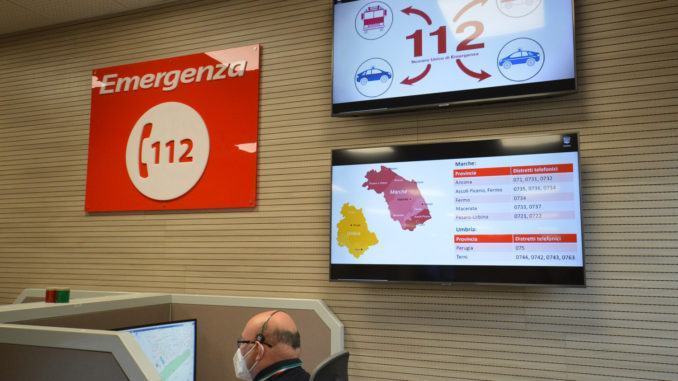 Sicurezza: Cur 112 Umbria Marche, metà delle chiamate non emergenza