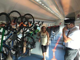 Bici trasporto gratis sui treni Intercity al via su nuove linee, anche a Perugia