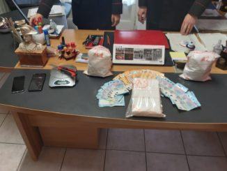 Bloccato con tre chili di cocaina, arrestato dai Carabinieri di Ponte Pattoli