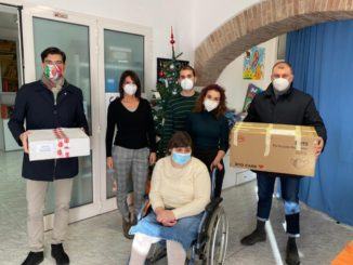 Donazione mascherine per anziani e ragazzi disabili, Fratelli d'Italia in campo