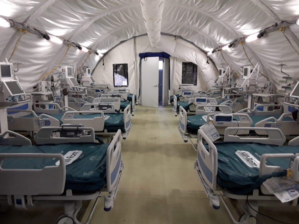Ospedale da campo non sarebbe utilizzato per mancanza di personale