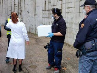 Il vaccino anti-Covid è arrivato a Terni scortato dalla Polizia di Stato