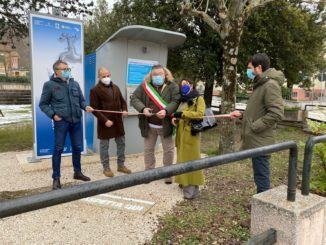 Taglio del nastro a Sigillo: inaugurata una seconda casa dell’acqua