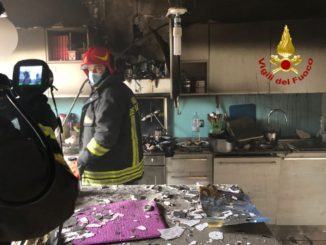 Incendio in appartamento a Ferro di Cavallo di Perugia