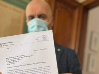 Umbria diventerà di nuovo arancione, Squarta: "Non posso stare solo a guardare"
