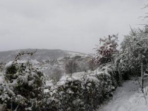 La neve su Perugia ha interessato anche le colline periferiche, foto di Anna Miriam Bicego
