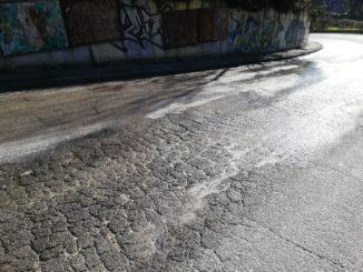 Al via i lavori per la strada ghiacciata a Pieve di Campo