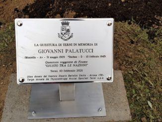Cerimonia di commemorazione, nell’anniversario della morte, dell’ultimo Questore di Fiume, Giovanni Palatucci
