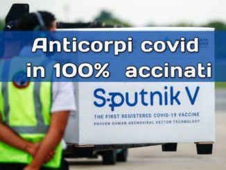 Nuovo studio su Sputnik, confermati anticorpi covid in 100% vaccinati