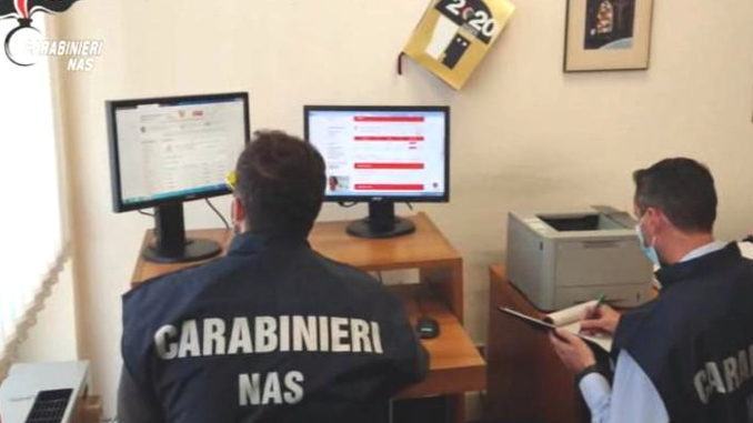 Indagine su prenotazioni e vaccini, Carabinieri Nas acquisiscono liste di autocertificazione