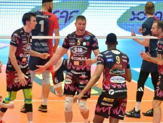 Sir Safety conad rientrata nella notte da Monza è subito in palestra