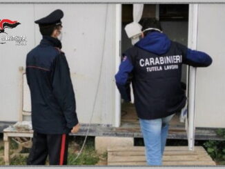 Ispettorato del lavoro a Ficulle di Terni, denunce e sanzioni per irregolarità