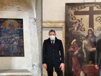 Due dipinti restaurati tornano nelle chiese di Todi