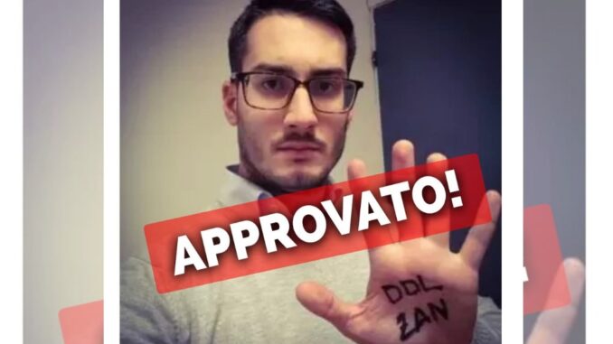 Luca Tramini (M5S Narni): “Narni approva il DDL Zan!