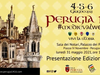 Lunedì 31 maggio alle 11.30 in sala dei notari, Perugia 1416, presentazione dell’edizione 2021