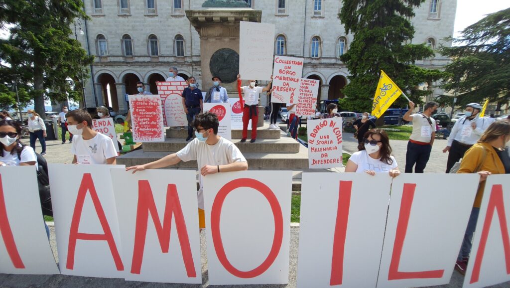 Perugia, protesta contro il Nodo: cittadini chiedono alternative reali