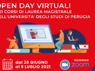 Dal 28 giugno al 9 luglio gli open day MagistralMente Unipg 2021