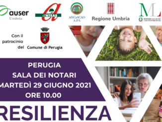 19 giugno, Auser, Ancescao e Anteas presentano il progetto Generazioni resilienti che mette insieme giovani e anziani Umbria
