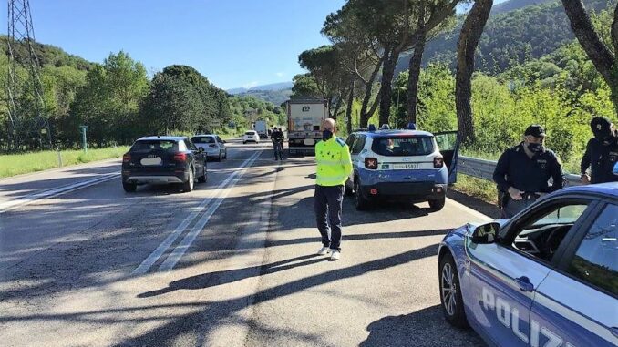 Controlli congiunti Polizia stradale Anas sul tratto Flaminia Terni Spoleto