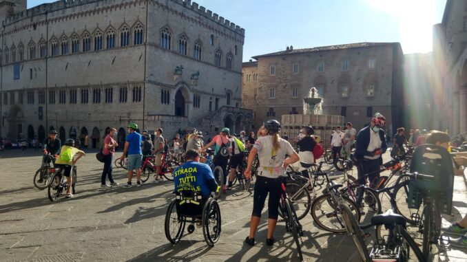 Giornata mondiale della bicicletta Perugia partecipa a iniziativa della ONU