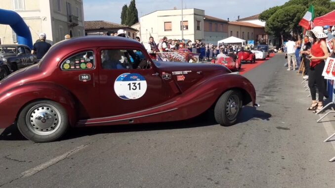 La 1000 Miglia è tornata a dare spettacolo sulle strade dell’amerino