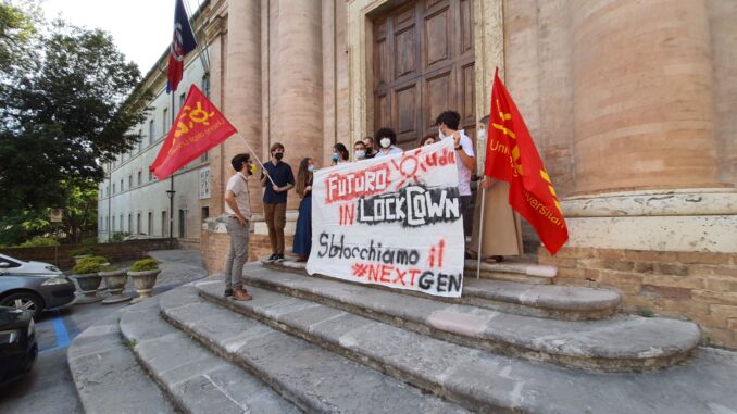 16 giugno, futuro in lockdown, sblocchiamo next generation, Udu si mobilita
