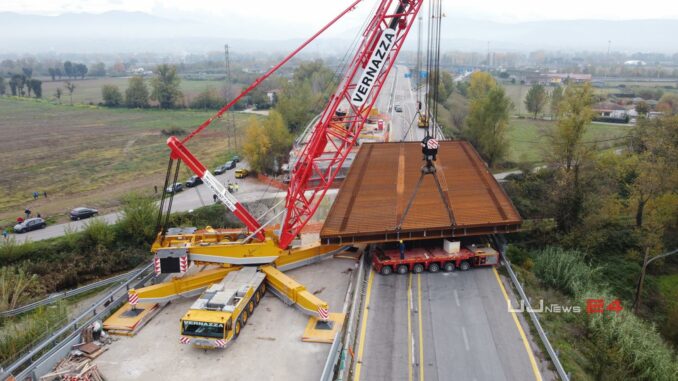 15 giugno secondo varo nuovo impalcato viadotto “Acqua e Olio”